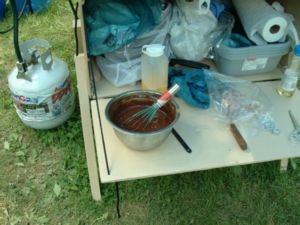 Bucket built and wired up