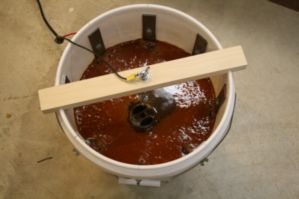 Look at all the rust deposits in the water