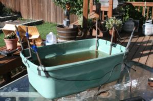 This is the giant one I made from an old plastic tote.